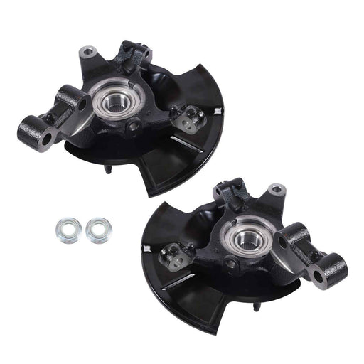 DURAFORCE Front Steering Knuckle & Wheel Bearing Hub Assembly Pair New For 07-10 Ford Edge