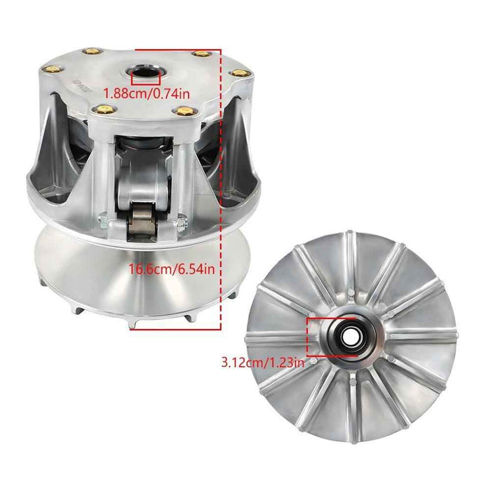 DURAFORCE 1323241 Primary Drive Clutch + Cover & Puller Tool For Polaris RZR 1000 XP 15-23