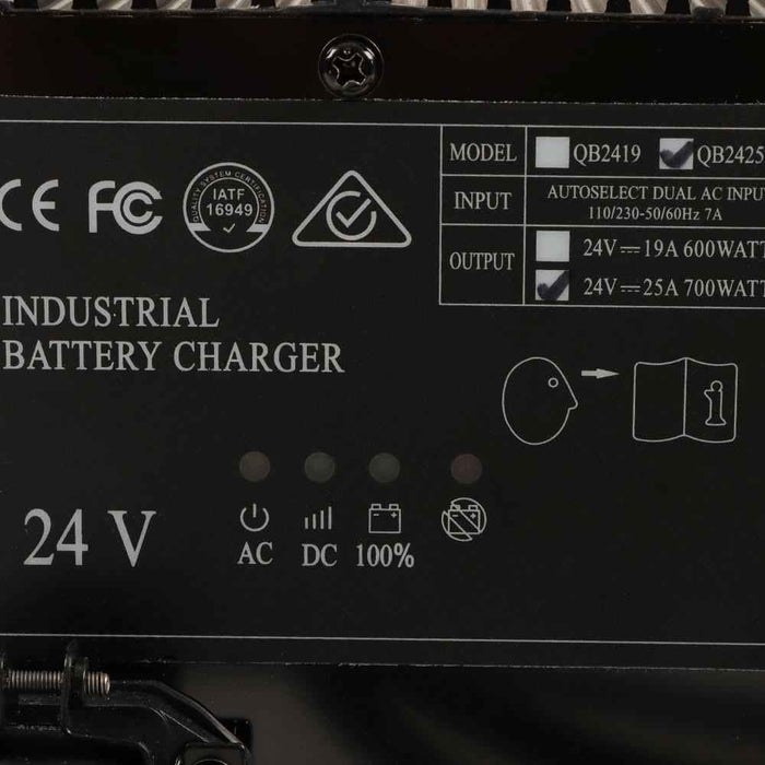 DURAFORCE Battery Charger 24V 25A Fit For Genie Scissor Lift Signet HB600 105739 161827