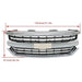 DURAFORCE Front Upper Bumper Grille Grill Chrome For Chevrolet Silverado 1500 2016-2018