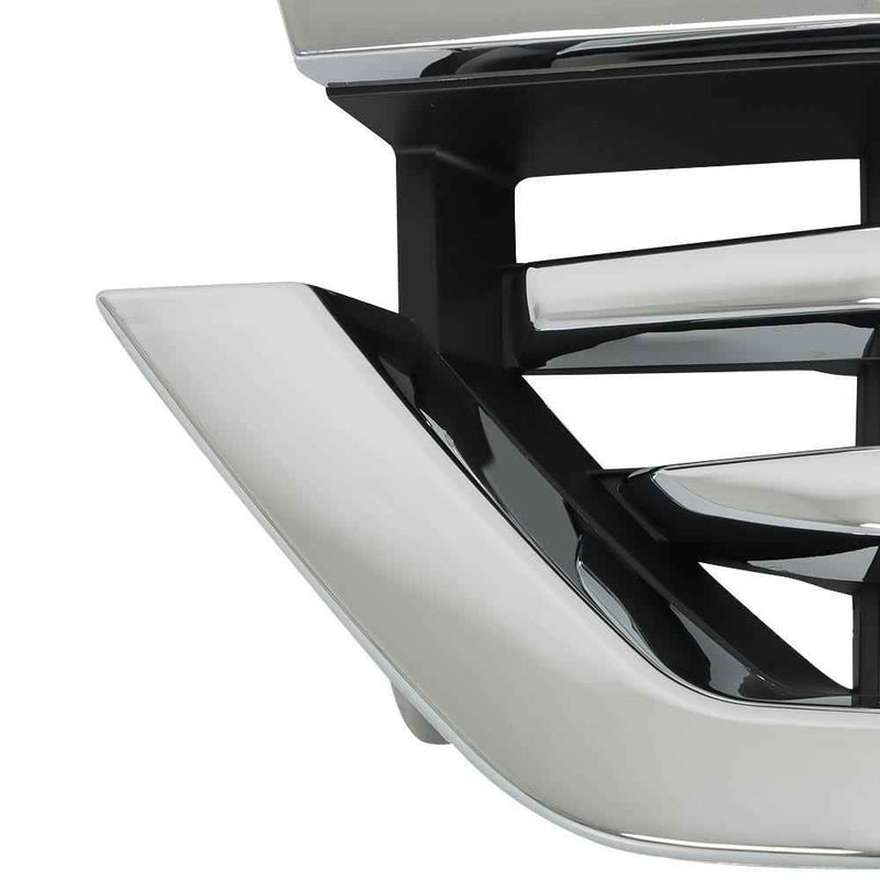 DURAFORCE Front Upper Bumper Grille Grill Chrome For Chevrolet Silverado 1500 2016-2018