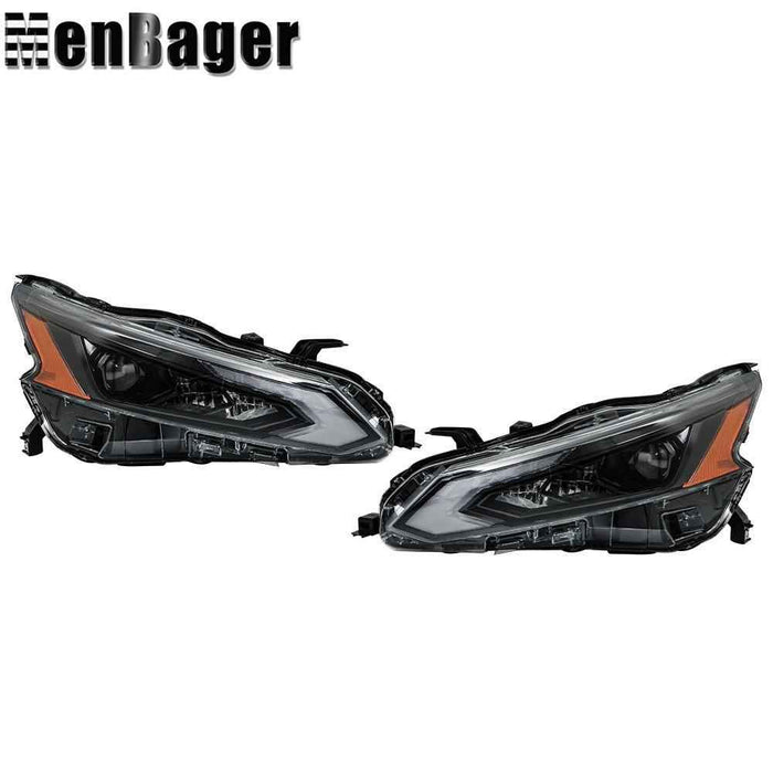 DURAFORCE Full LED Headlights Black Housing For Nissan Altima 2023 2024 Left&Right Side