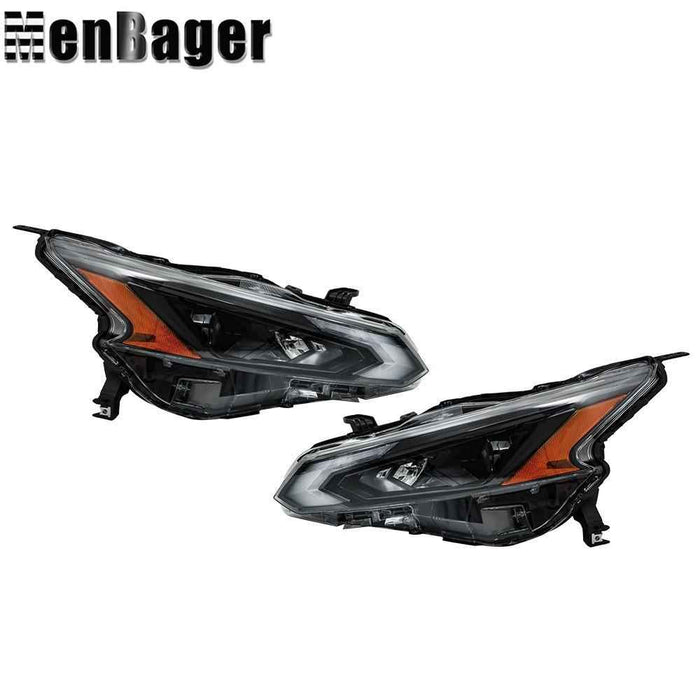 DURAFORCE Full LED Headlights Black Housing For Nissan Altima 2023 2024 Left&Right Side