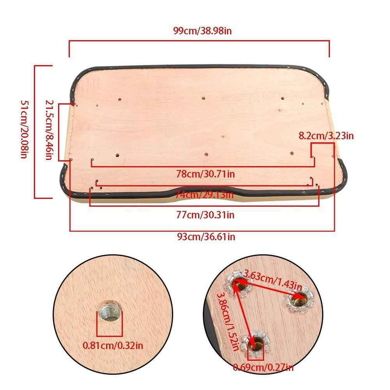 DURAFORCE Front Seat Bottom Cushion For E-Z-Go RXV, Freedom RXV Beige 2008-Up New