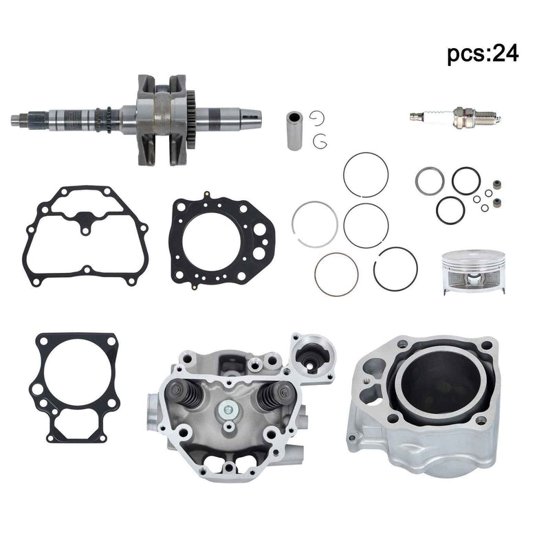 DURAFORCE New Cylinder Head+Crankshaft+Cylinder Rebuild Kit For Honda TRX420 2009-2024