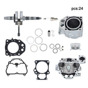 DURAFORCE New Cylinder Head+Crankshaft+Cylinder Rebuild Kit For Honda TRX420 2009-2024