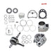 DURAFORCE Fit For Honda TRX500 Cylinder Head+Crankshaft+Cylinder Rebuild Kit+Bearing 09-24