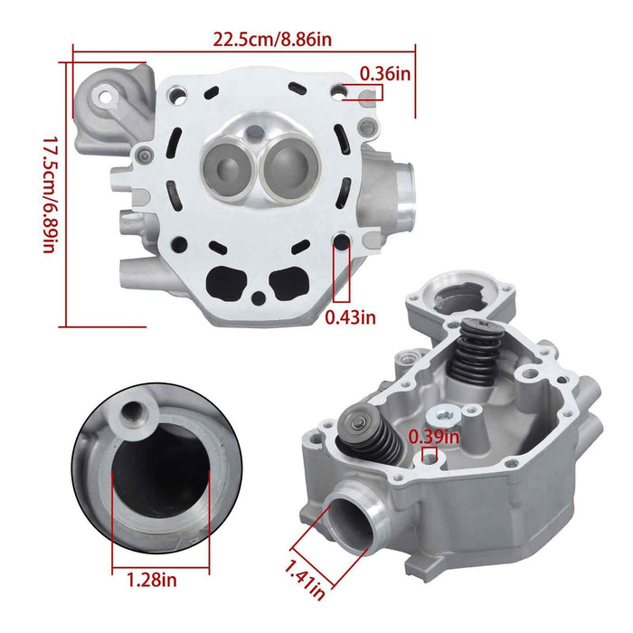 DURAFORCE Fit For Honda TRX500 Cylinder Head+Crankshaft+Cylinder Rebuild Kit+Bearing 09-24