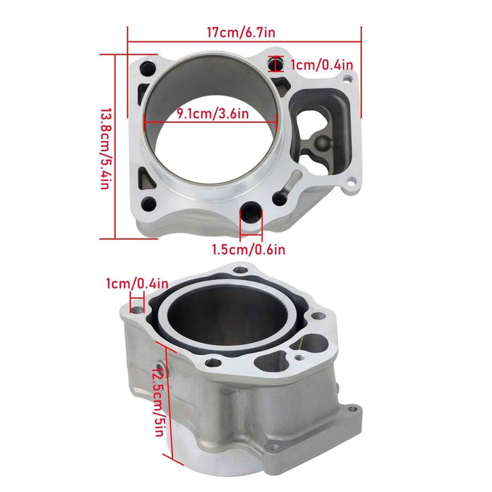 DURAFORCE Fit For Honda TRX500 Cylinder Head+Crankshaft+Cylinder Rebuild Kit+Bearing 09-24