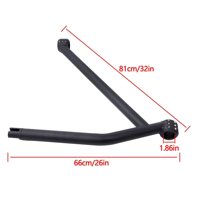 DURAFORCE ATV Fit For Can Am Maverick X3 Bombardier New Rear Face Tripod Guard Bar Black