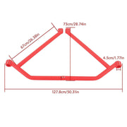 DURAFORCE Fit For Can Am Maverick X3 Bombardier Rear Face Tripod Guard Bar Red New