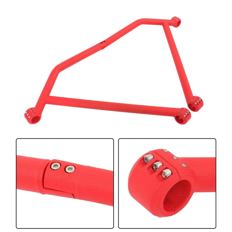 DURAFORCE Fit For Can Am Maverick X3 Bombardier Rear Face Tripod Guard Bar Red New