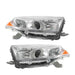DURAFORCE Halogen Left+Right Side Headlights For 2011-2012-2013 Toyota Highlander Chrome