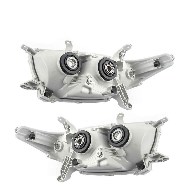 DURAFORCE Halogen Left+Right Side Headlights For 2011-2012-2013 Toyota Highlander Chrome