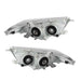 DURAFORCE Halogen Left+Right Side Headlights For 2011-2012-2013 Toyota Highlander Chrome