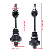 DURAFORCE For Yamaha Grizzly 660 YFM660 4X4 2003-08 Rear LH&RH Complete CV Joint Axles New