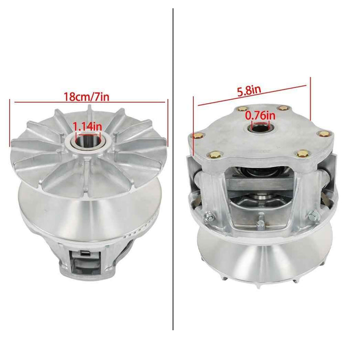 DURAFORCE Primary Secondary Clutch + Puller Tool For 2002-2005 Polaris Sportsman 700