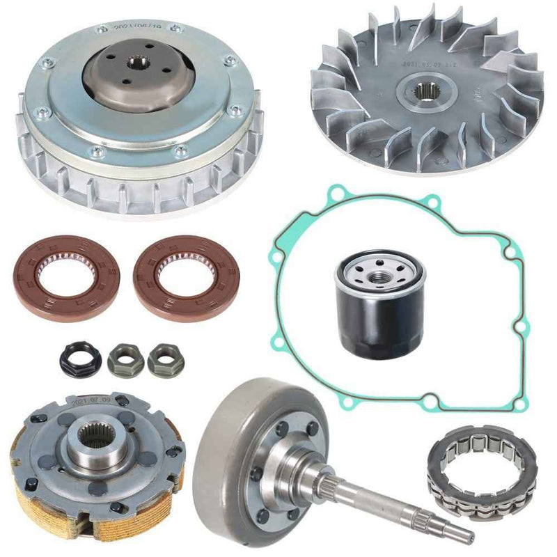 DURAFORCE Primary Sheave Wet Drive Clutch Housing Pad Shoe Bearing For Hisun UTV 500 700