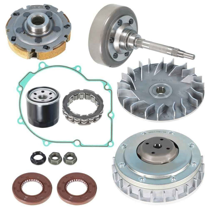 DURAFORCE Primary Sheave Wet Drive Clutch Housing Pad Shoe Bearing For Hisun UTV 500 700