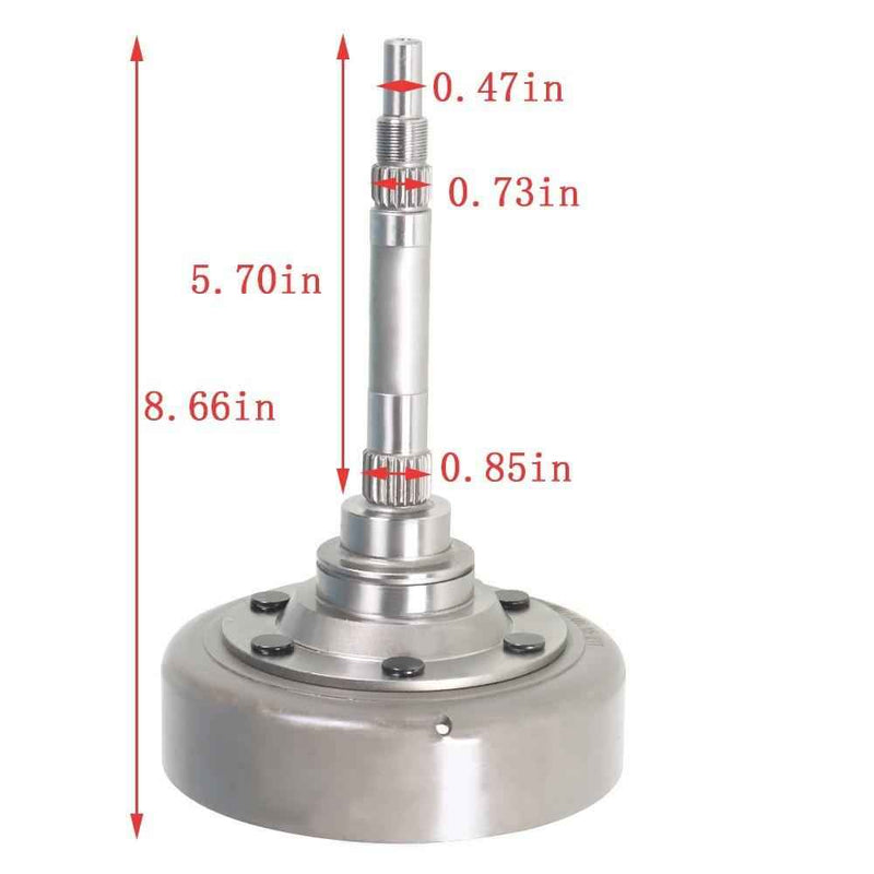 DURAFORCE Primary Sheave Wet Drive Clutch Housing Pad Shoe Bearing For Hisun UTV 500 700