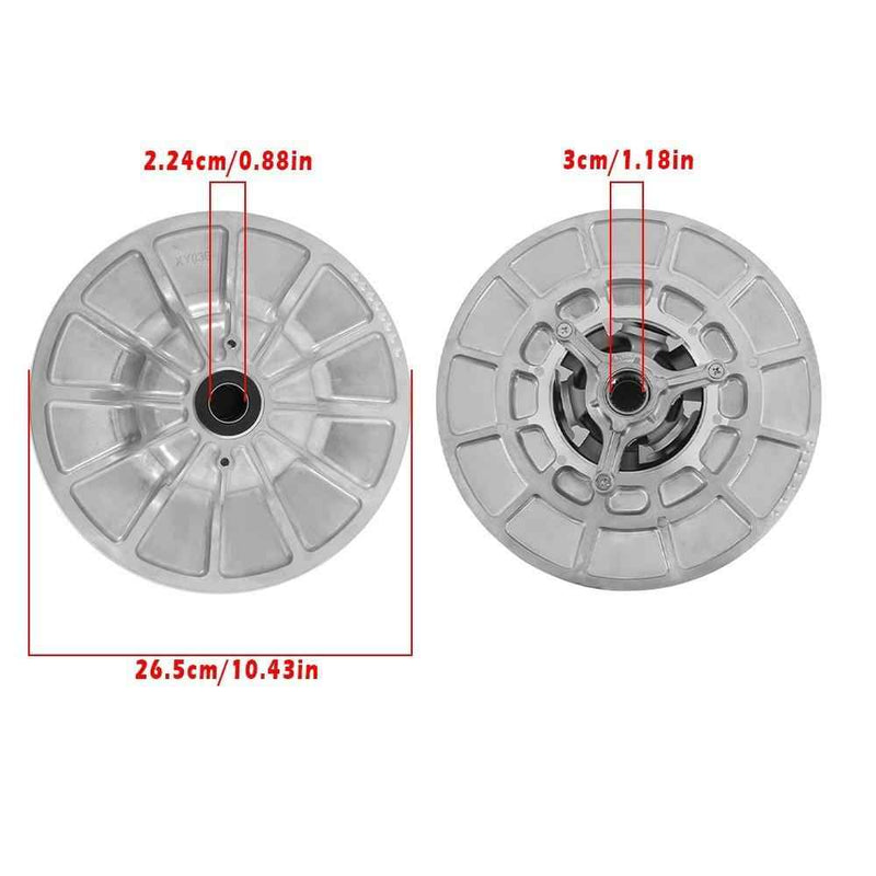 DURAFORCE For Polaris 2016-2020 RZR Turbo XP 1000 925cc Complete Secondary Driven Clutch