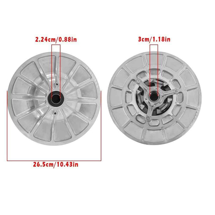 DURAFORCE For Polaris 2016-2020 RZR Turbo XP 1000 925cc Complete Secondary Driven Clutch
