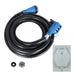 DURAFORCE 125/250V LED & 50A 25FT RV Extension Cord & Power Inlet Box Combo Kit Twist Lock