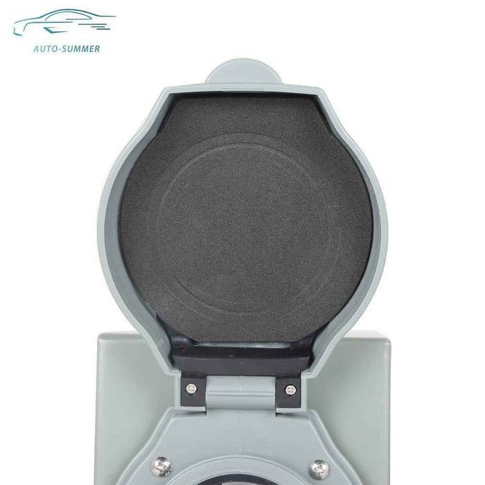 DURAFORCE 125/250V LED & 50A 25FT RV Extension Cord & Power Inlet Box Combo Kit Twist Lock