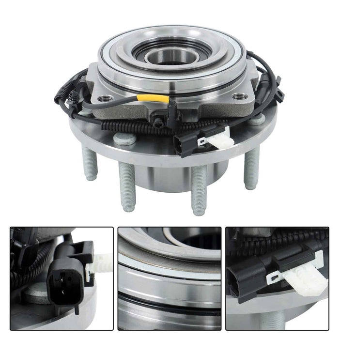 DURAFORCE Front Wheel Hub Bearing Assembly For Ford F-250 F-350 Super Duty 4WD 2011-2016