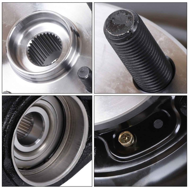 DURAFORCE Front Steering Knuckle & Wheel Hub Bearing Assembly Pair For Toyota Sienna FWD