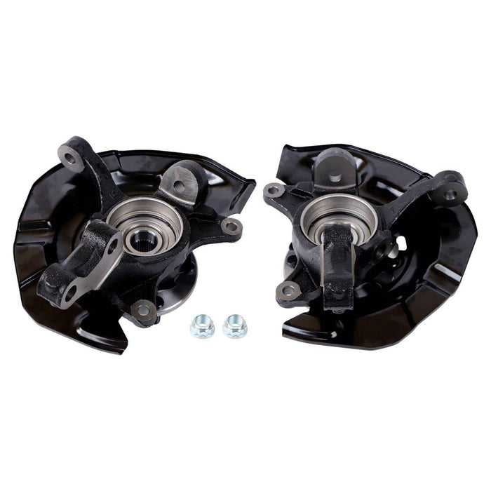 DURAFORCE Front Steering Knuckle & Wheel Hub Bearing Assembly Pair For Toyota Sienna FWD