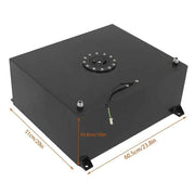 DURAFORCE Fuel Cell Tank With Level Sender Aluminum Racing Drift Universal 20 Gallon