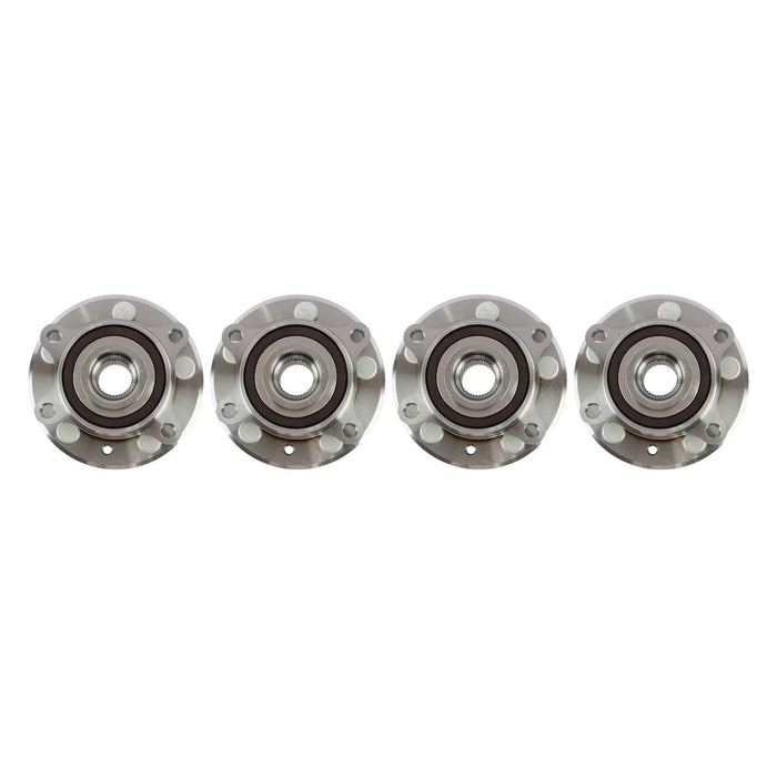 DURAFORCE Set of 4 Wheel Bearing Hub Assembly Front & Rear For Ford Taurus Lincoln MKS MKT