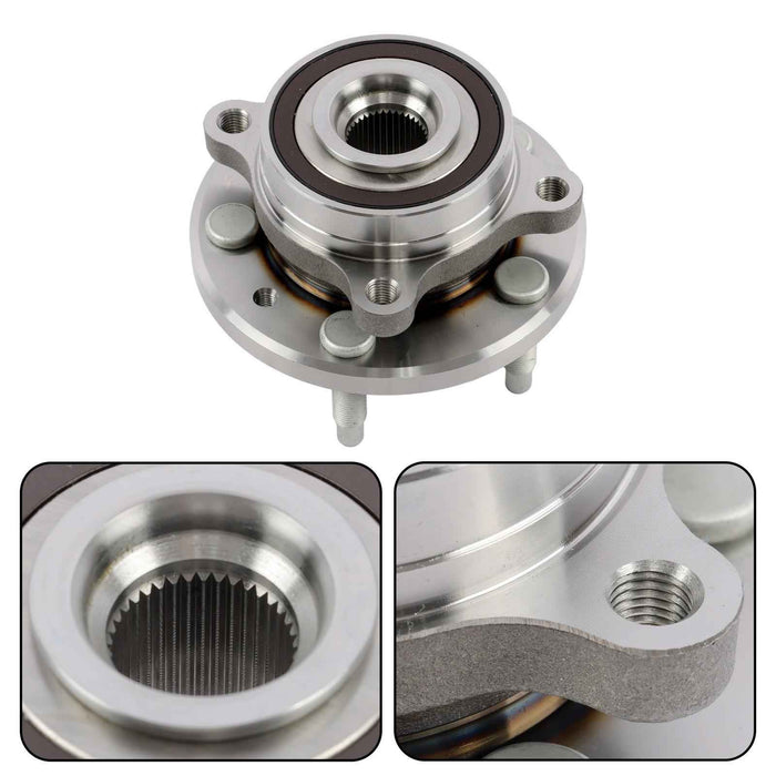 DURAFORCE Set of 4 Wheel Bearing Hub Assembly Front & Rear For Ford Taurus Lincoln MKS MKT