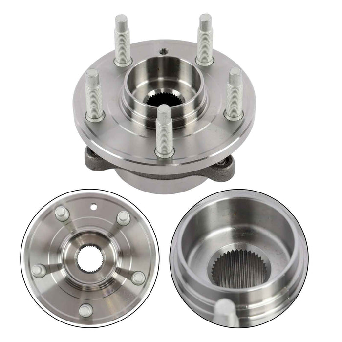 DURAFORCE Set of 4 Wheel Bearing Hub Assembly Front & Rear For Ford Taurus Lincoln MKS MKT