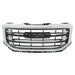DURAFORCE Front Upper Grille For GMC Sierra 1500 16-2018 19 Chrome Grill Plastic GM1200743