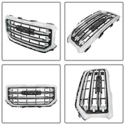 DURAFORCE Front Upper Grille For GMC Sierra 1500 16-2018 19 Chrome Grill Plastic GM1200743
