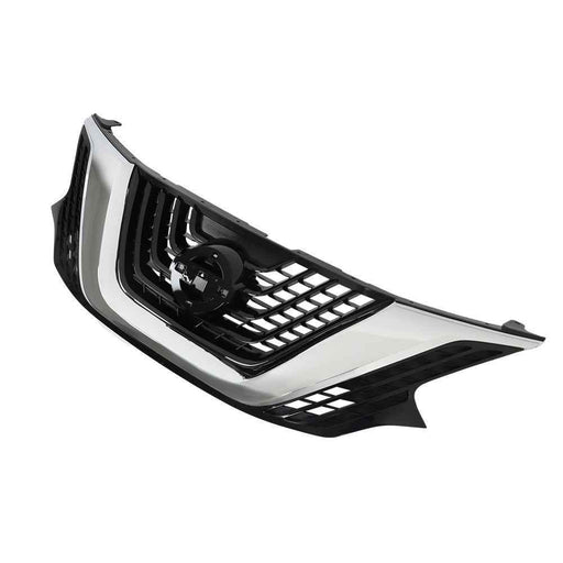 DURAFORCE Chrome+Black Plastic For Nissan Murano 2015-17 2018 Front Bumper Upper Grille