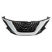 DURAFORCE Chrome+Black Plastic For Nissan Murano 2015-17 2018 Front Bumper Upper Grille