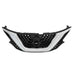 DURAFORCE Chrome+Black Plastic For Nissan Murano 2015-17 2018 Front Bumper Upper Grille