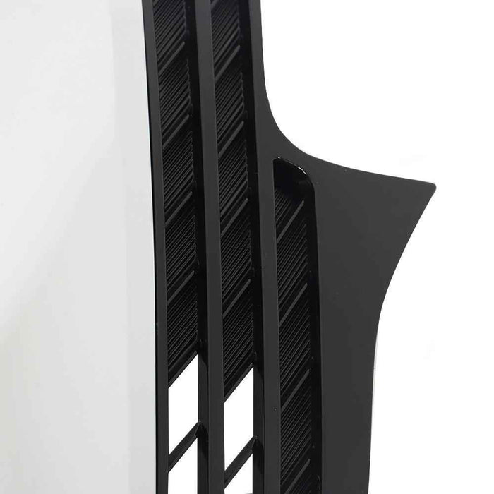 DURAFORCE Chrome+Black Plastic For Nissan Murano 2015-17 2018 Front Bumper Upper Grille