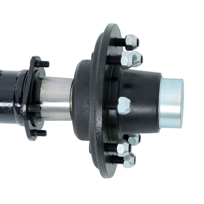 DURAFORCE 7000lbs Trailer Axle 8 lug-6.5" Idler 89" Hub Face 74" Spring Center Boat Axle