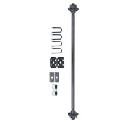 DURAFORCE 2000 lbs Trailer Boat Axle 4lug-4" 52" Hub Face 42" Spring Center W/ U-Bolt Kit