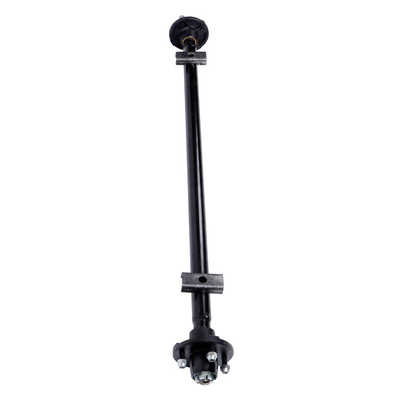 DURAFORCE 2000 lbs Trailer Boat Axle 4lug-4" 52" Hub Face 42" Spring Center W/ U-Bolt Kit