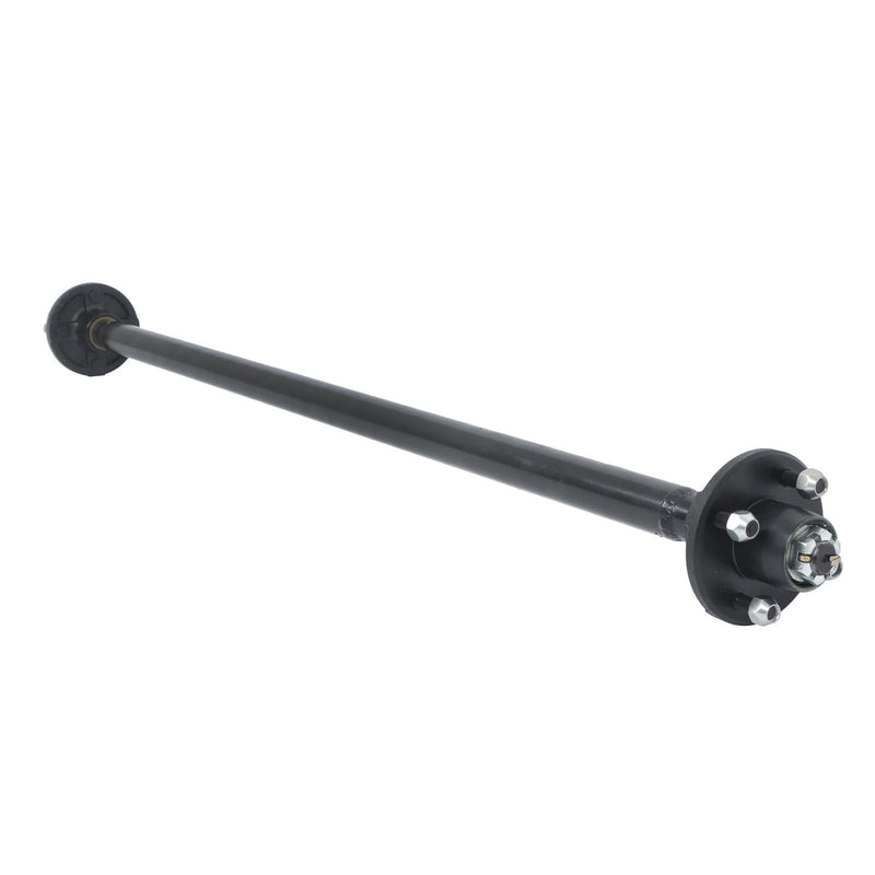 DURAFORCE 2000 lbs Trailer Boat Axle 4lug-4" 52" Hub Face 42" Spring Center W/ U-Bolt Kit