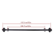 DURAFORCE 2000 lbs Trailer Boat Axle 4lug-4" 52" Hub Face 42" Spring Center W/ U-Bolt Kit