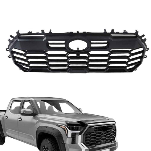 DURAFORCE 53114-0C470 Front Upper Grille Mesh Matte Black For Toyota Tundra 2022-2023