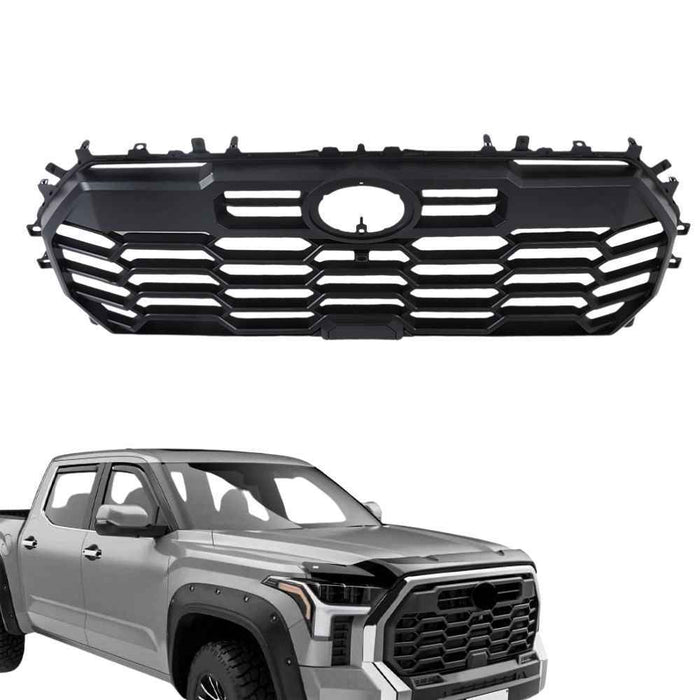 DURAFORCE 53114-0C470 Front Upper Grille Mesh Matte Black For Toyota Tundra 2022-2023