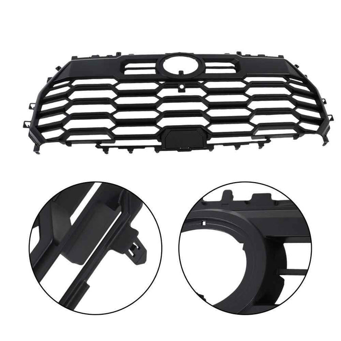 DURAFORCE 53114-0C470 Front Upper Grille Mesh Matte Black For Toyota Tundra 2022-2023