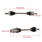 DURAFORCE Fit For Acura MDX 2003 2004-2006 664198 664199 Front Left & Right CV Axle Shaft